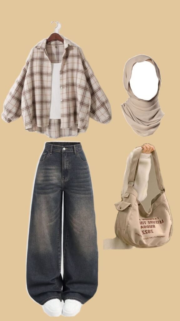 WOMEN CASUALS IN KOTTAKKAL LIGHT BROWN SHIRT WITH GRAY PANTES