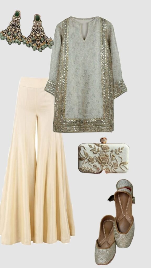 women desi outfit cream with light green                                                                                                                                                                                                                                                                                                                                                                                                                                                                                                                                                                                                                                                                                                                                                                                                                                                                   